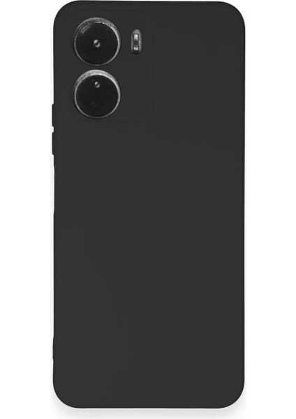 Vivo Y16 Kılıf Nano Içi Kadife Silikon - Siyah