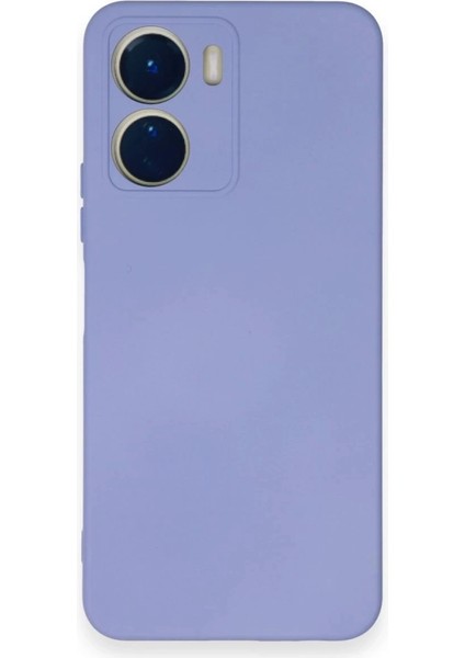 Vivo Y16 Kılıf Nano Içi Kadife Silikon - Lila