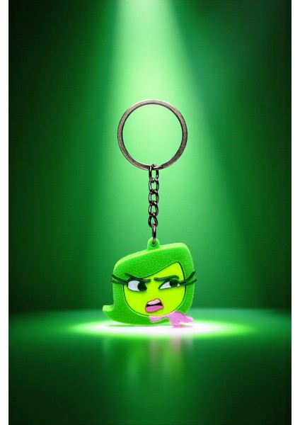 Ters Yüz (Inside Out) Tiksinti Anahtarlık