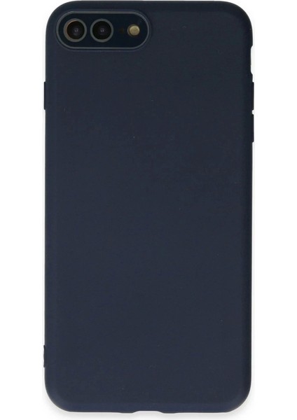 iPhone 7 Plus Kılıf Lansman Glass Kapak - Lacivert