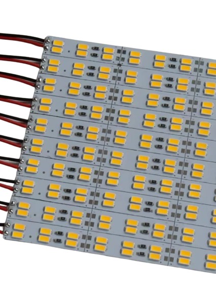 5730 Çift Sıra Alüminyum Çubuk LED Gün Işığı 12V 144 Ledli (1 Metre)