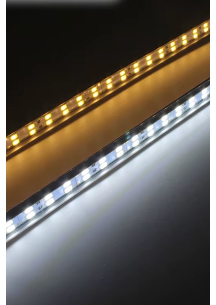 5730 Çift Sıra Alüminyum Çubuk LED Gün Işığı 12V 144 Ledli (1 Metre) modelleri