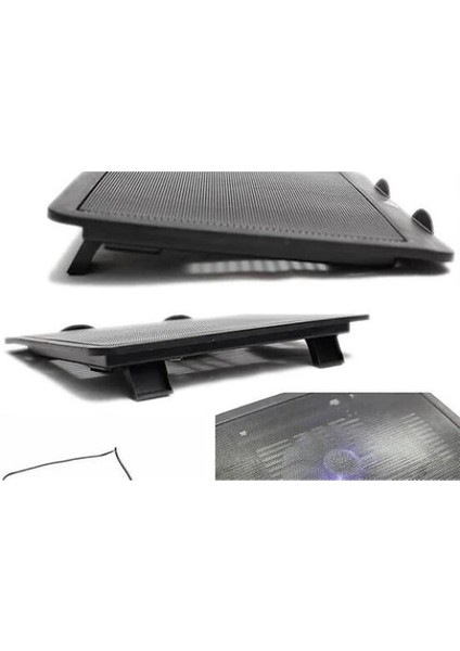 Cordoin 01 Tek Fanlı Laptop Soğutucu Cooling Pad Notebook Altlığı fiyatları