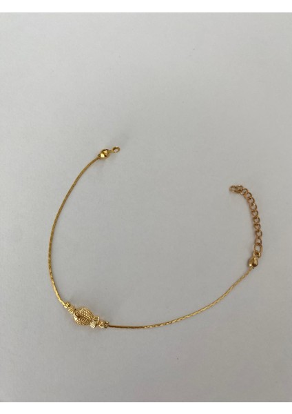 Balık Figürlü Minimal Gold Renkli Halhal indirimleri
