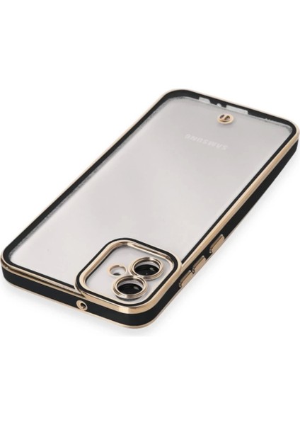 Samsung Galaxy A04E Kılıf Liva Lens Silikon - Siyah fırsatları