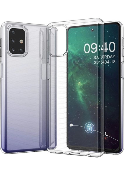 Samsung Galaxy M31S Kılıf Lüx Şeffaf Silikon