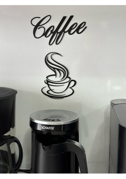 Şık Siyah Mutfak Duvar Dekoru, Plastik Yazı, Modern Mutfak Dekorasyonu