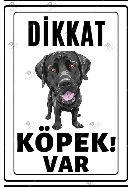 Sevimli Köpek Temalı Duvar Süsü, Pvc Kaplama, A4 Boyut, Beyaz Renk