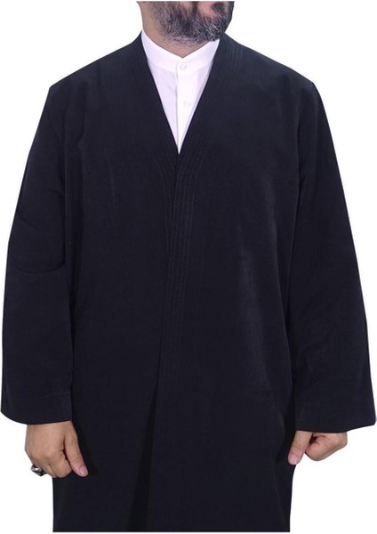 Şık Siyah Namaz Cübbesi, Rahat ve Zarif Tasarım