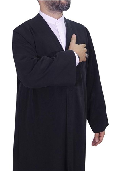 Şık Siyah Namaz Cübbesi, Rahat ve Zarif Tasarım fiyatları