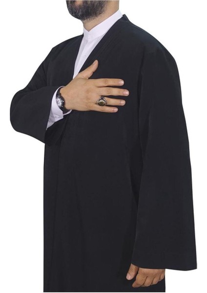 Şık Siyah Namaz Cübbesi, Rahat ve Zarif Tasarım indirimleri