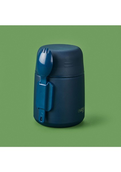 Lacivert 500 ml Termos, Pratik ve Şık Yemek Kabı fırsatları