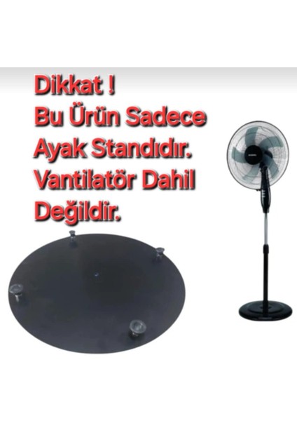 Luxell LXF-316S Vantilatör Ayak Standı (Siyah )