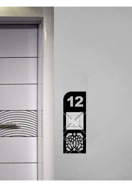 Şık Ahşap Numara ve Zil Çerçevesi, Modern ve Dayanıklı Tasarım