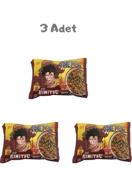 One Piece Noodle Bag Chicken 75G 3 Adet