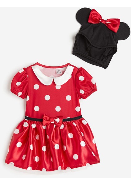 Renkli 2 Parçalı Minnie Mouse Kostüm Seti, Eğlence ve Şıklık Dolu Seçenek