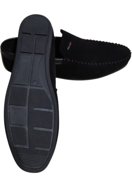 Siyah Nubuk Loafer Erkek Ayakkabısı fırsatları