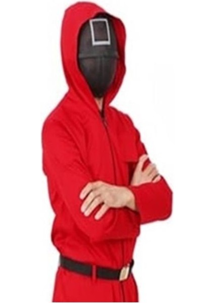 Yetişkin Kırmızı Squid Game Kostüm, Eğlence ve Şıklık Bir Arada modelleri