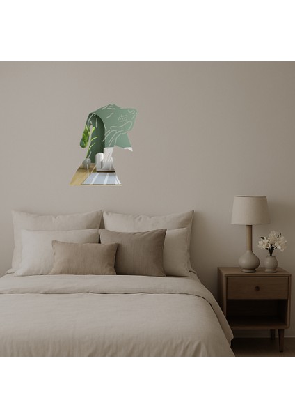 Sevimli Köpek Yüzü Dekoratif Aynalı Tablo - TOA8009-3733 fiyatları