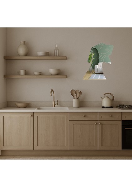 Sevimli Köpek Yüzü Dekoratif Aynalı Tablo - TOA8009-3733 modelleri