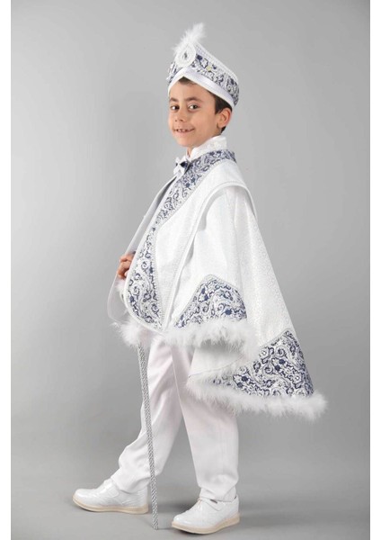 Inci Beyaz Lacivert Pelerinli Sünnet Takımı, Şık ve Zarif Tasarım. fiyatları