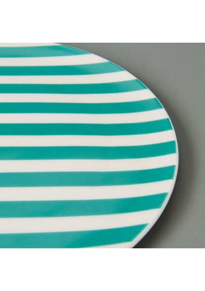 Yeşil 25 cm Metalik Servis Tabağı - Şık ve Kullanışlı Mutfak Gereci fırsatları