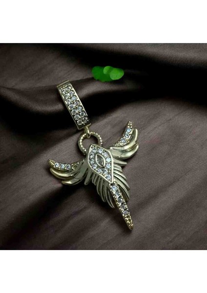 Zirkon Taşlı Anka Kuşu Detaylı Ajda Charm fiyatları
