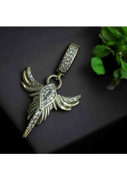 Zirkon Taşlı Anka Kuşu Detaylı Ajda Charm modelleri