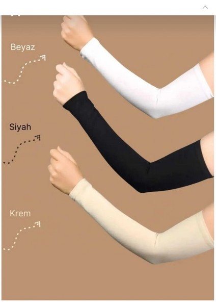 3 Çift Çok Amaçlı Sandy Likralı Penye Nakıscı Kolluk KOL0508 Şal