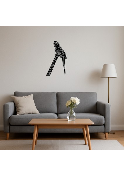 Macaw Papağan Dal Tablosu Mdf Dekorasyon - TOA3436-8129 fırsatları