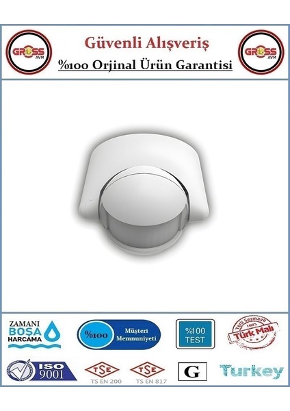 Hareket Algılayıcı Sensör 180 Derece - 1200 W - Orjinal Ürün fiyatları