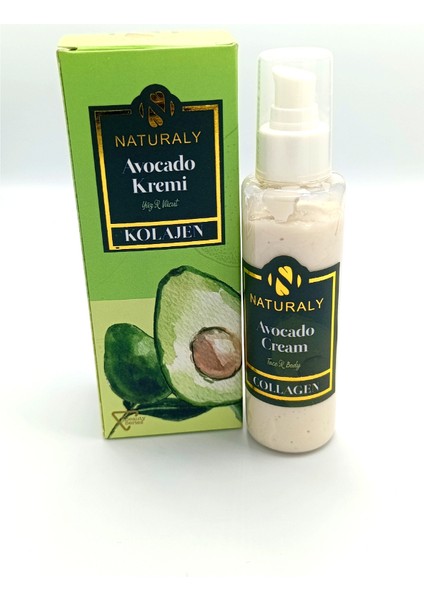 Avakado Natural Kolajen Krem