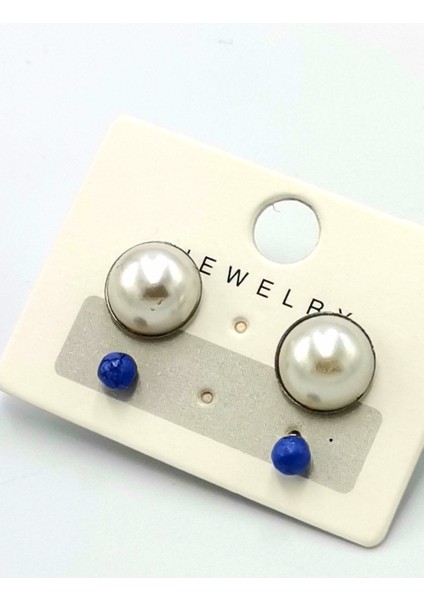 Renkli Kararmaz Papatya Figürlü Lüks Küpe