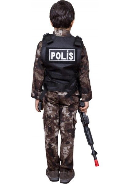 Çocuklar Için Siyah Polis Operasyon Kostümü, Eğlenceli ve Gerçekçi Oyun Seti fiyatları