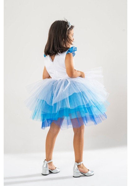 Beyaz Prenses Elsa Anna ve Olaf Temalı Doğum Günü Kostümü Seti fırsatları