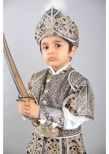 Siyah Diriliş Şehzade Sünnet Takımı, Şıklık ve Zarafet Dolu Özel Tasarım indirimleri