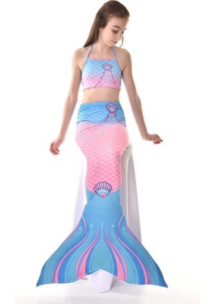 Kız Çocuk Deniz Kızı Mayo ve Kostüm, Pembe, Şık ve Renkli Yaz Giyim fiyatları