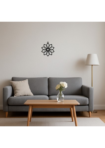 Ikili Çiçek Motifli Mdf Dekoratif Tablo - TOA2958-9663 fırsatları