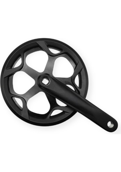 Aynakol 52T - 170 mm - Tekli Alüminyum - Çift Muhafazalı - Katlanır Bisiklet Uyumlu