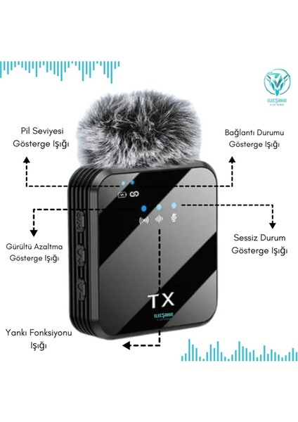Mikrofon. 2 Küçük Mikrofonun Sb-Fb 112 3'ü 1 Arada, Iphone, Android Telefonlar Kamera 6,35MM fırsatları