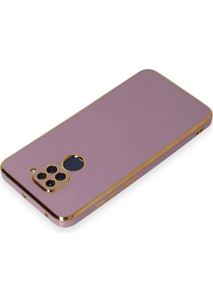 Xiaomi Redmi Note 9 Kılıf Volet Silikon - Mor modelleri