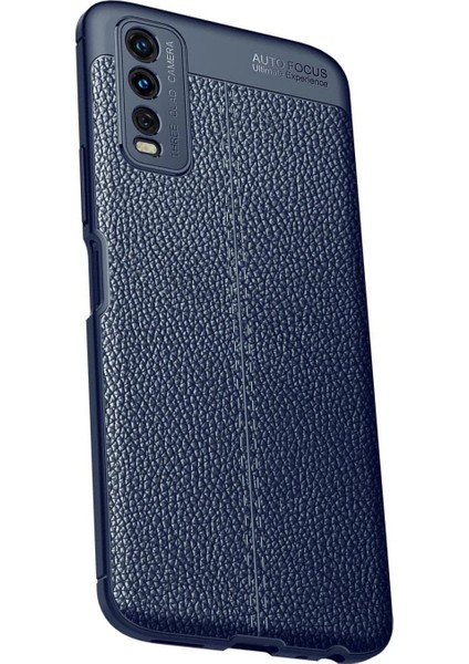 Vivo Y11S Kılıf Auto Focus Kapak - Lacivert
