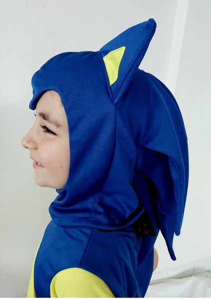 Mavi Renkli Sevimli Kirpi Sonic Temalı Kostüm, Eğlence Dolu Anlar Için Ideal modelleri