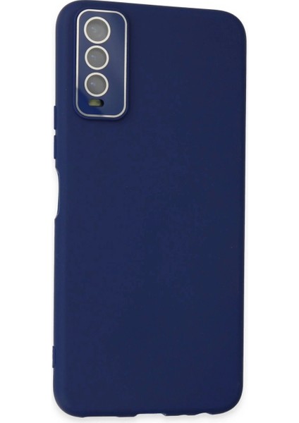 Vivo Y11S Kılıf Lansman Glass Kapak - Sky Blue fiyatları