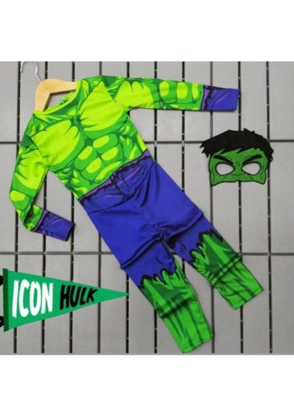 Yeşil Hulk Kahraman Kostümü, Çocuklar Için Eğlenceli ve Renkli Cosplay Kıyafeti fiyatları