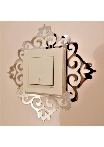 Gri Pleksi Priz Anahtar Çerçevesi, Şık ve Modern Dekoratif Süs Tasarımı fiyatları