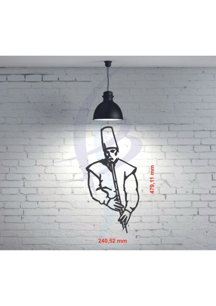 Lazer Kesim Neyzen Ahşap Duvar Dekoru, Şık ve Modern Tasarım, Kaliteli El Işi. fiyatları