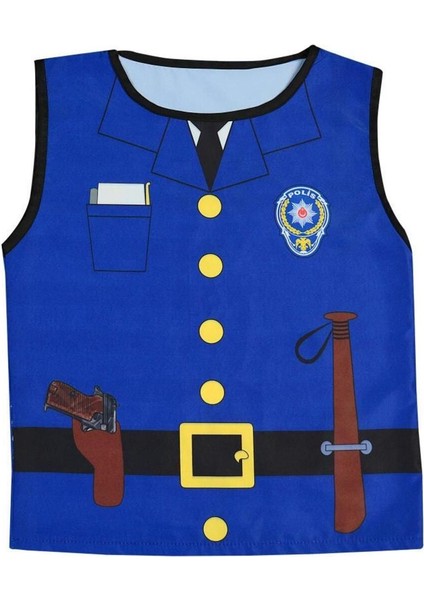 Renkli ve Eğlenceli Çocuk Polis Kıyafeti, Oyun ve Etkinlikler Için Ideal modelleri