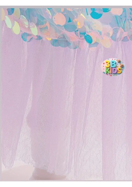 Renkli Payetli Balık Elbise, Doğum Günü ve Parti Şıklığı Için Ideal Seçim indirimleri