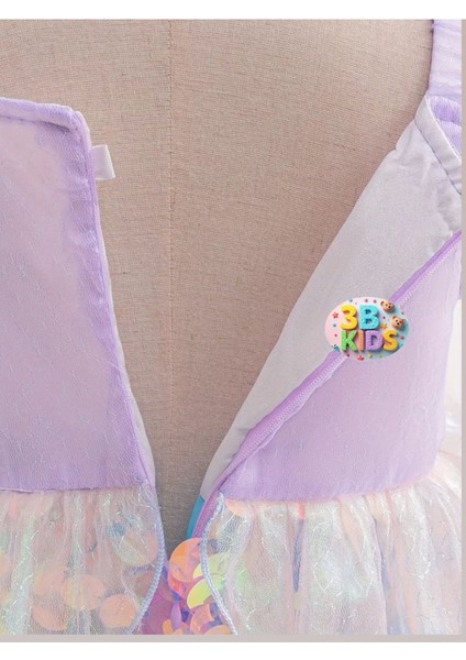 Renkli Payetli Balık Elbise, Doğum Günü ve Parti Şıklığı Için Ideal Seçim